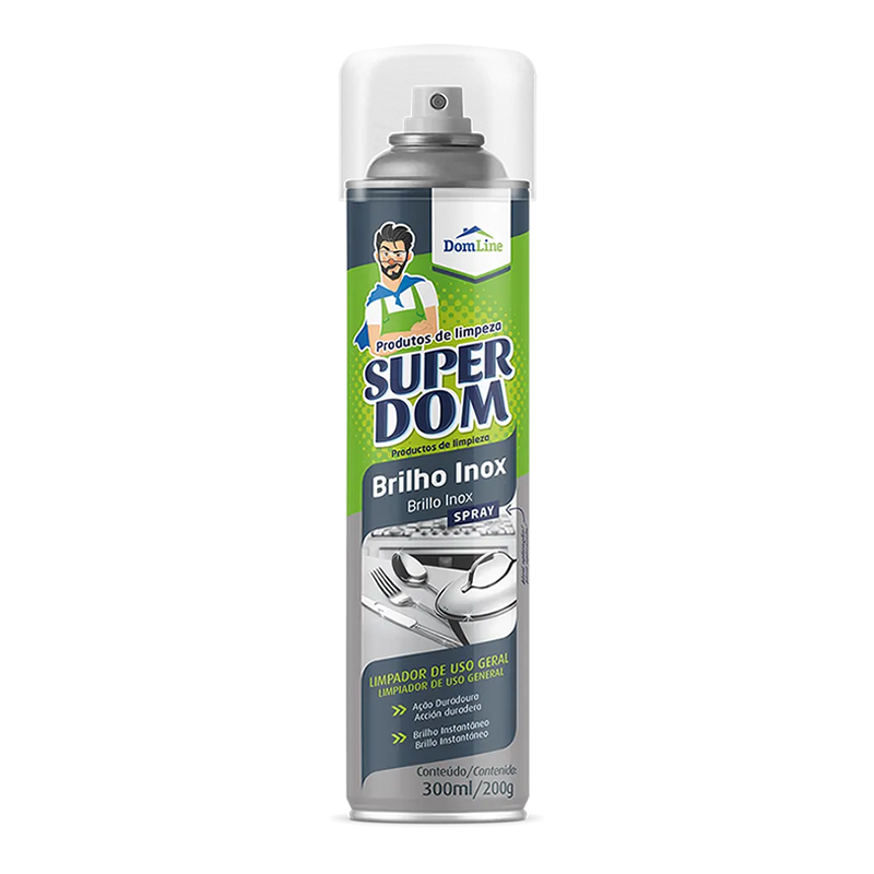Brilho Inox Spray Dom Line 300ml