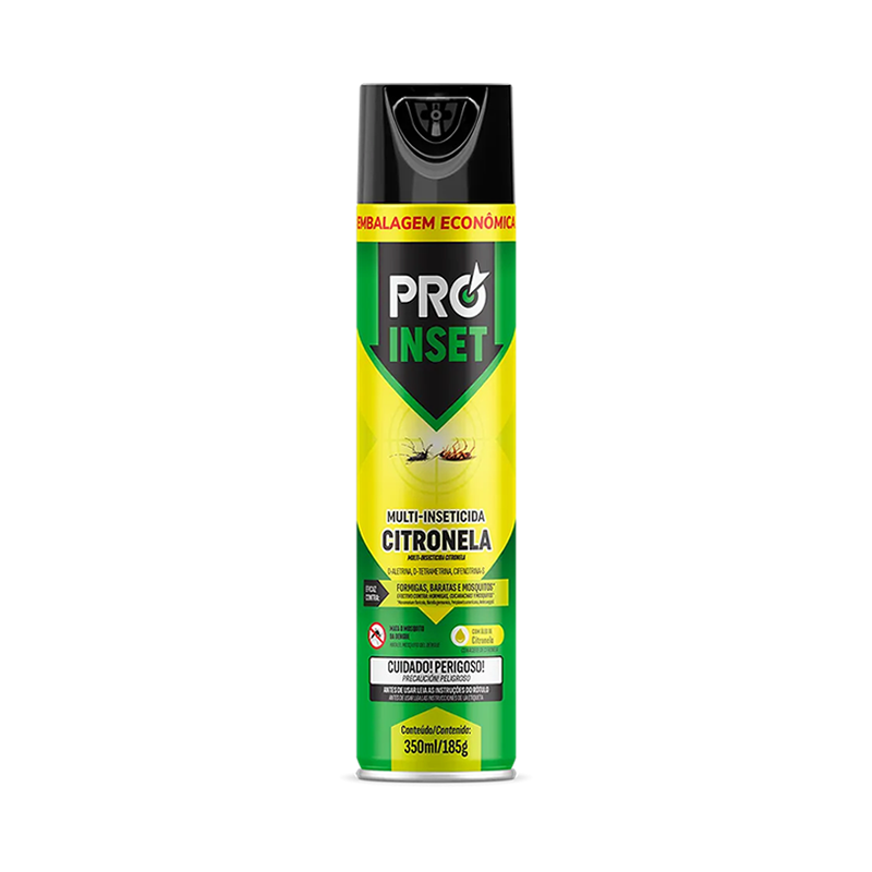 Multi-Inseticida Pro Inset Citronela 350ml Baston