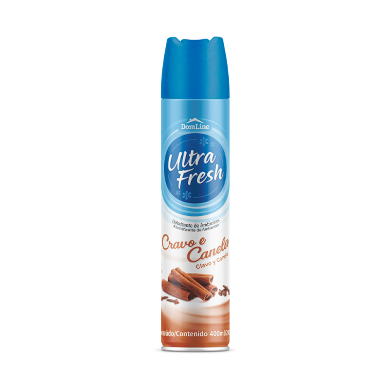 Desodorizador de Ambiente Ultra Fresh Cravo e Canela 400ml