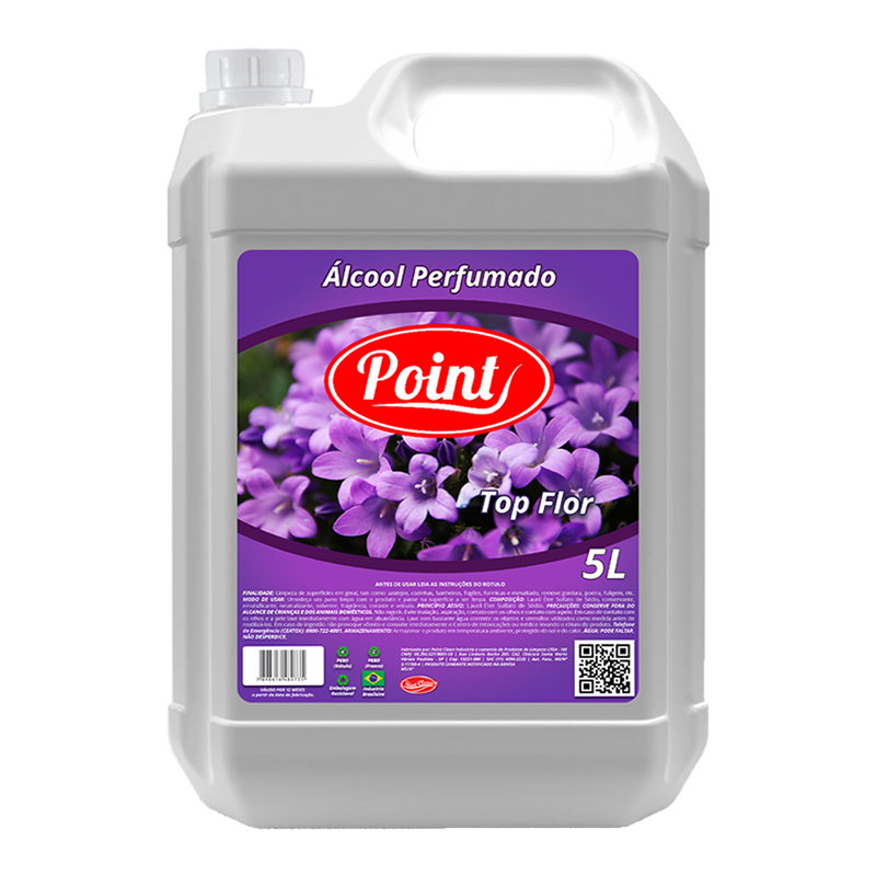 Álcool Perfumado Top Flor 5 litros Point