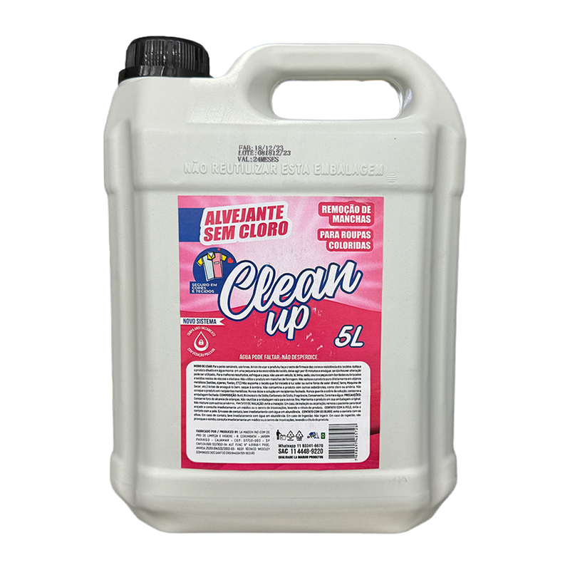 Alvejante Sem Cloro 5 litros Clean Up