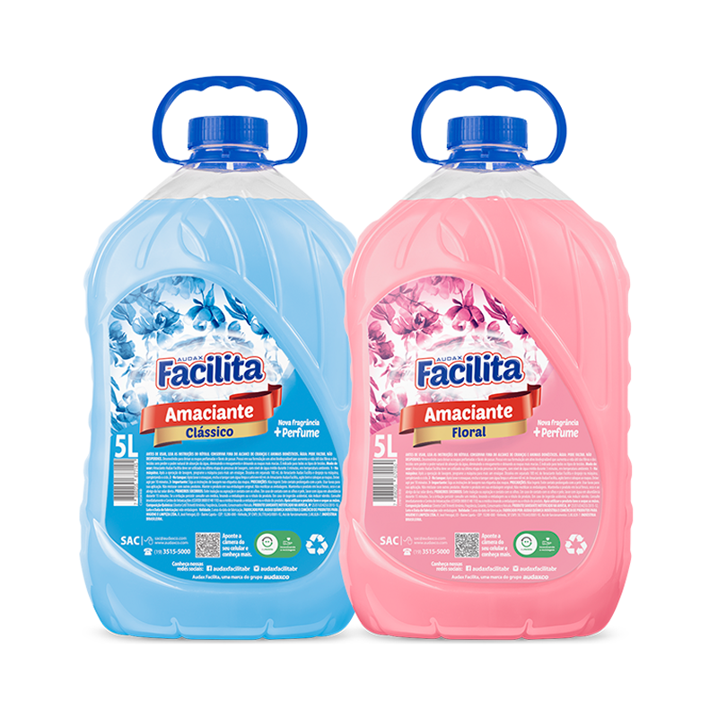 Amaciante 5 litros Clássico Azul Audax
