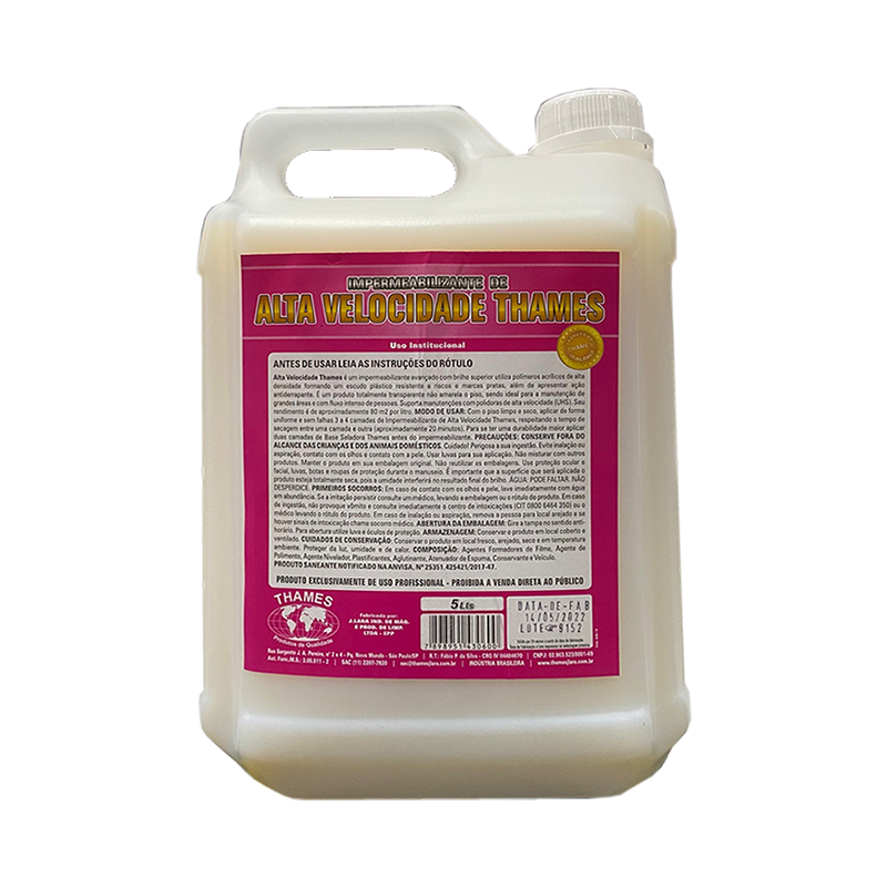 Cera Alto Tráfego 5 litros Incolor Thames