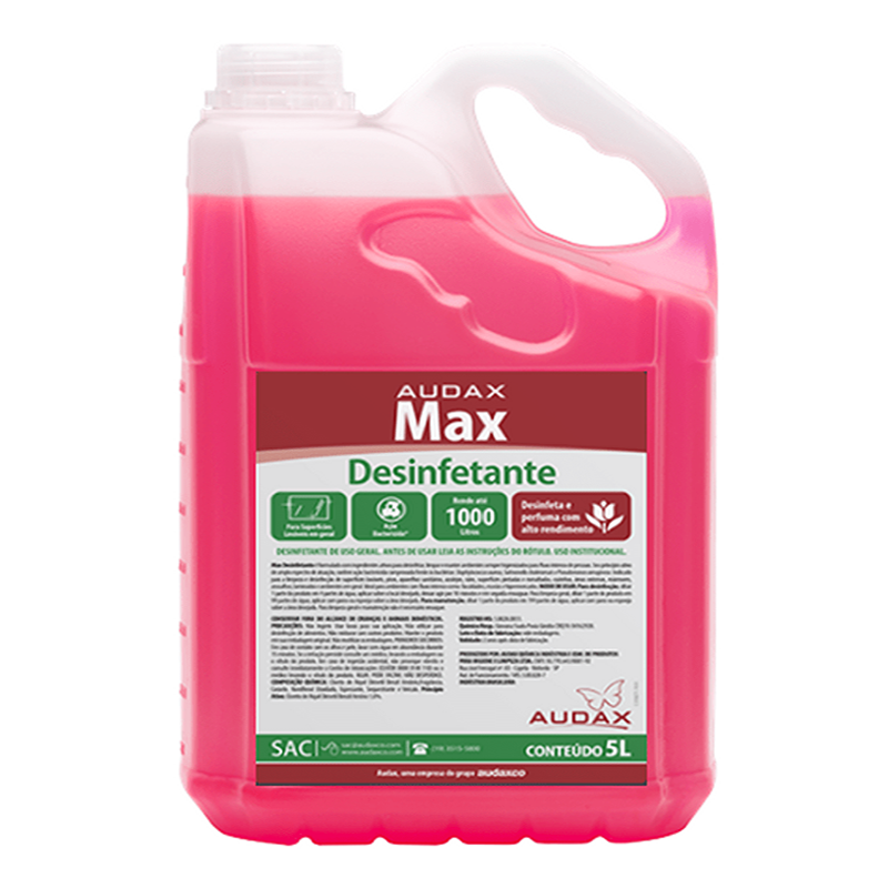 Desinfetante 5 litros Lavanda Audax Max Concentrado