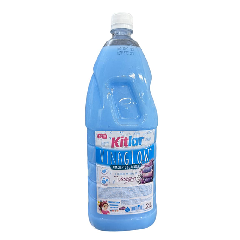 Amaciante VinaGlow Com Vinagre 2 litros Kitlar