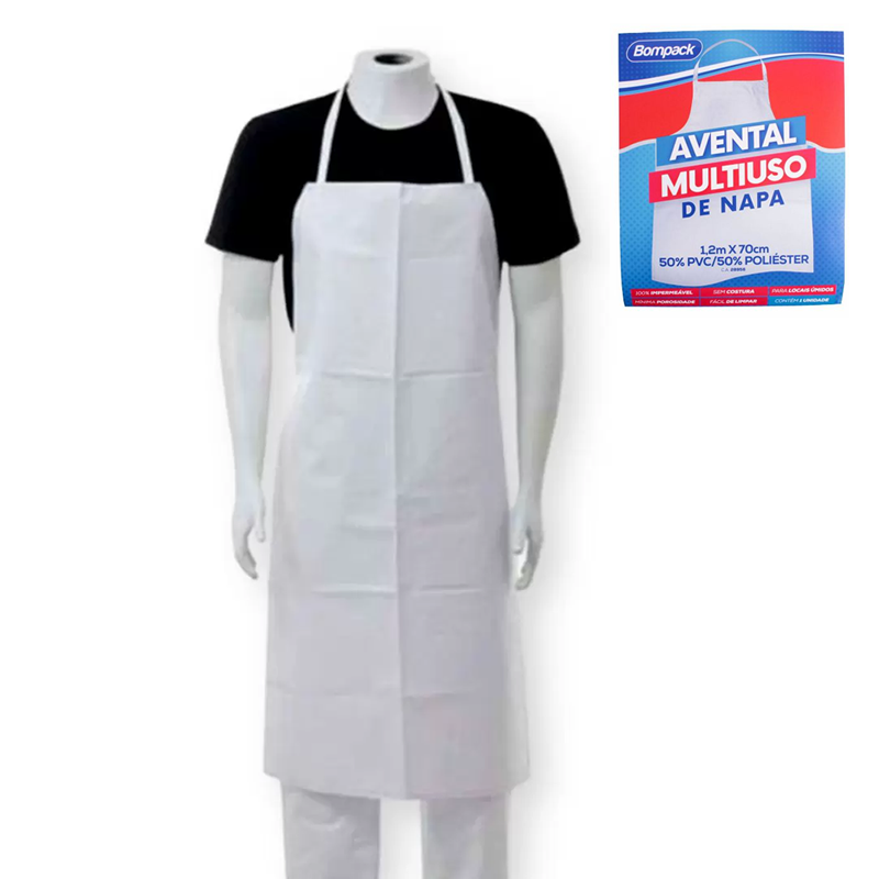 Avental de Napa 1,20m X 70cm Branco