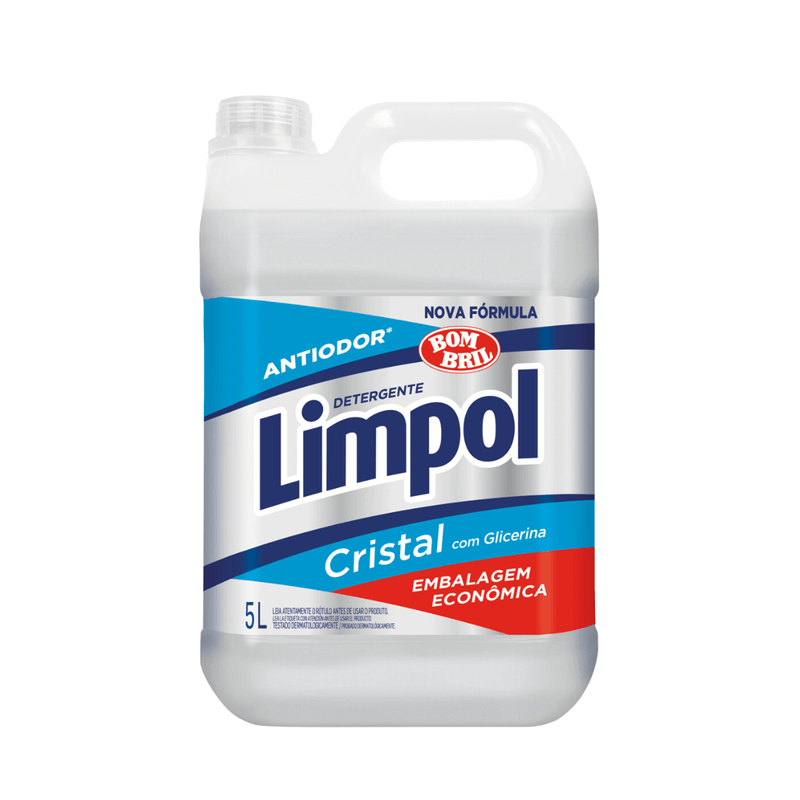 Detergente Cristal 5 Litros Limpol