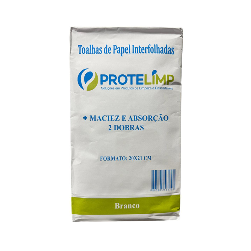 Papel Interfolha Branco 1 20x21 Protelimp