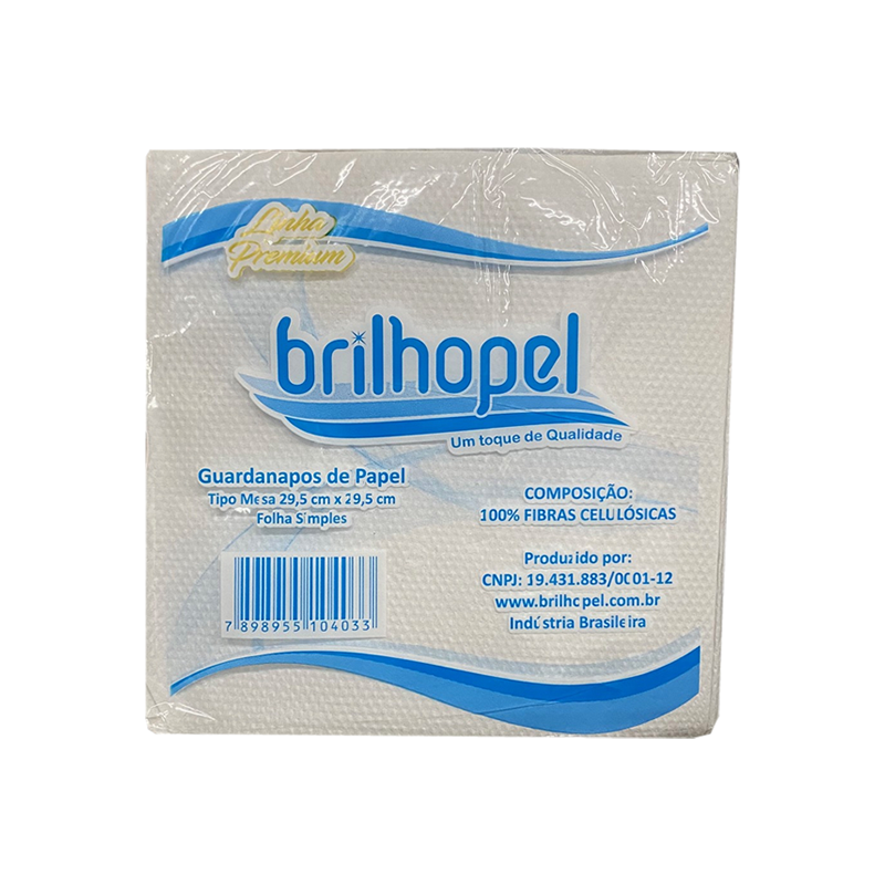 Guardanapo de Papel 29,5x29,5 Brilhopel com 50 Folhas