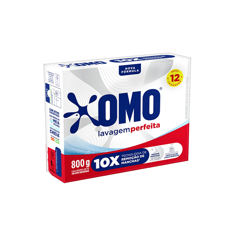 Sabão em Pó 800g Omo
