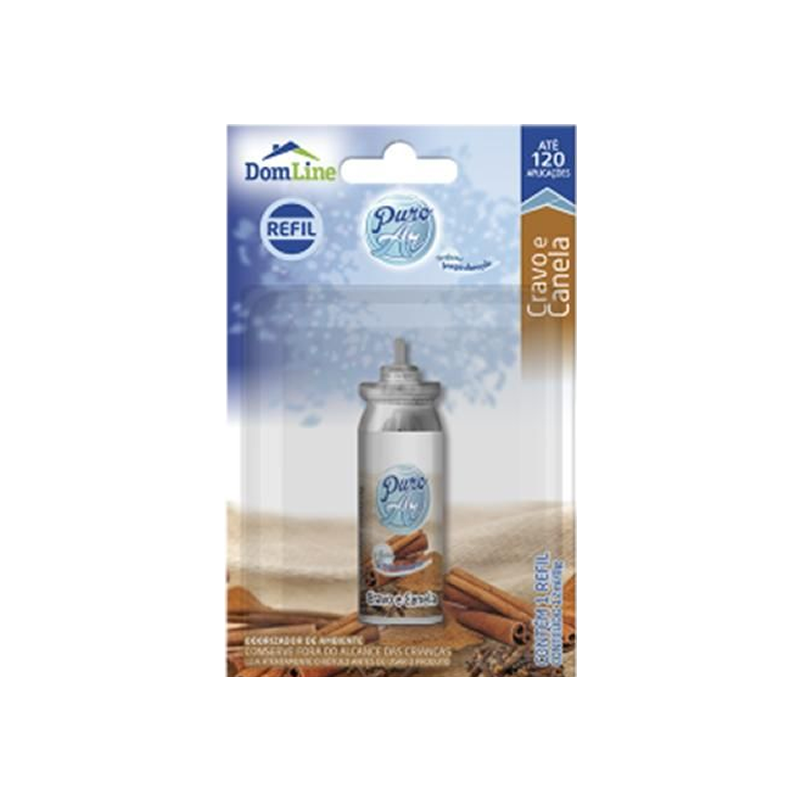 Refil Desodorizador Puro Ar 12ml Cravo e Canela