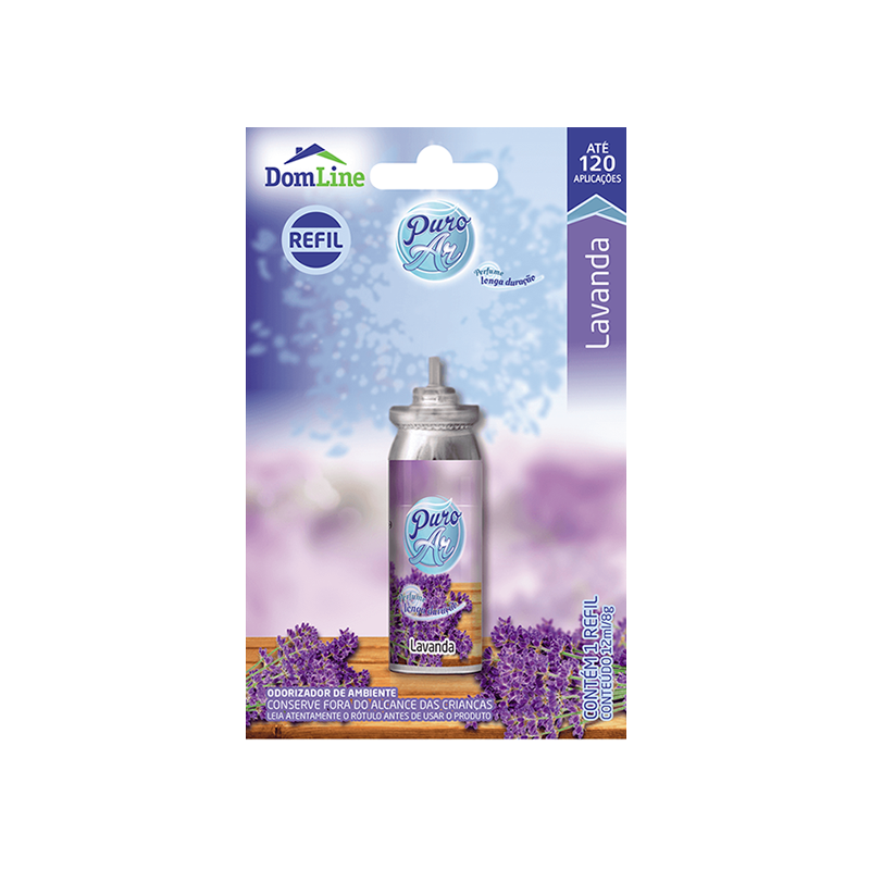 Refil Desodorizador Puro Ar 12ml Lavanda