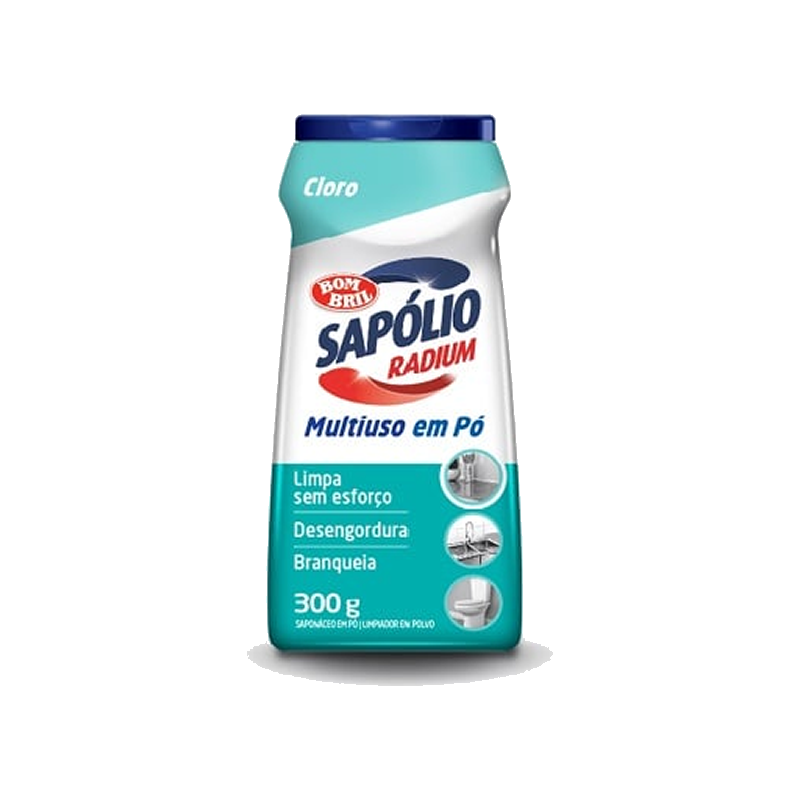 Sapólio Radium Em Pó Com Cloro 300g Bombril