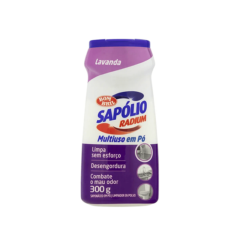Sapólio Radium Em Pó Lavanda 300g Bombril
