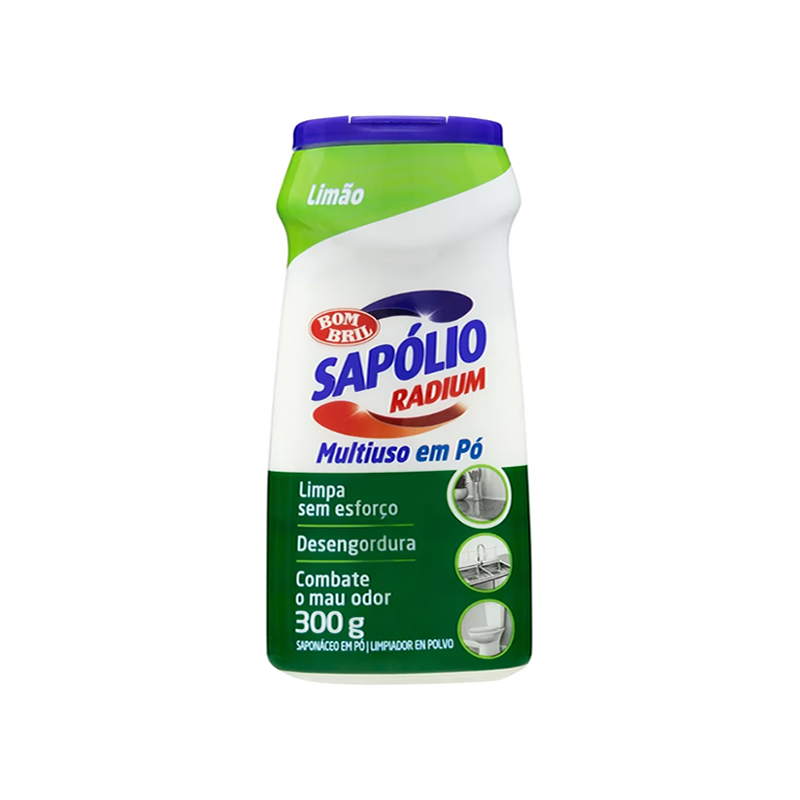 Sapólio Radium Em Pó Limão 300g Bombril