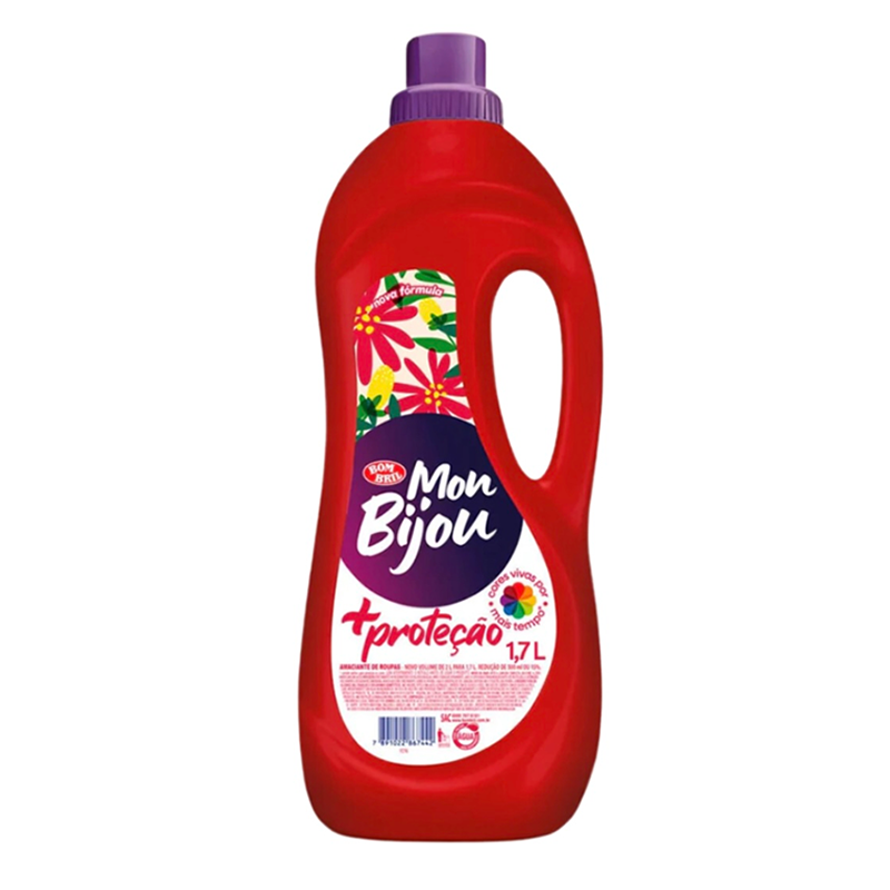 Amaciante Mon Bijou Mais Proteção 1,7 litros Bombril