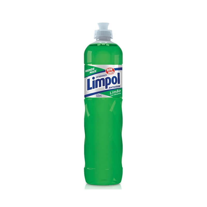 Detergente 500ml Limpol Limão