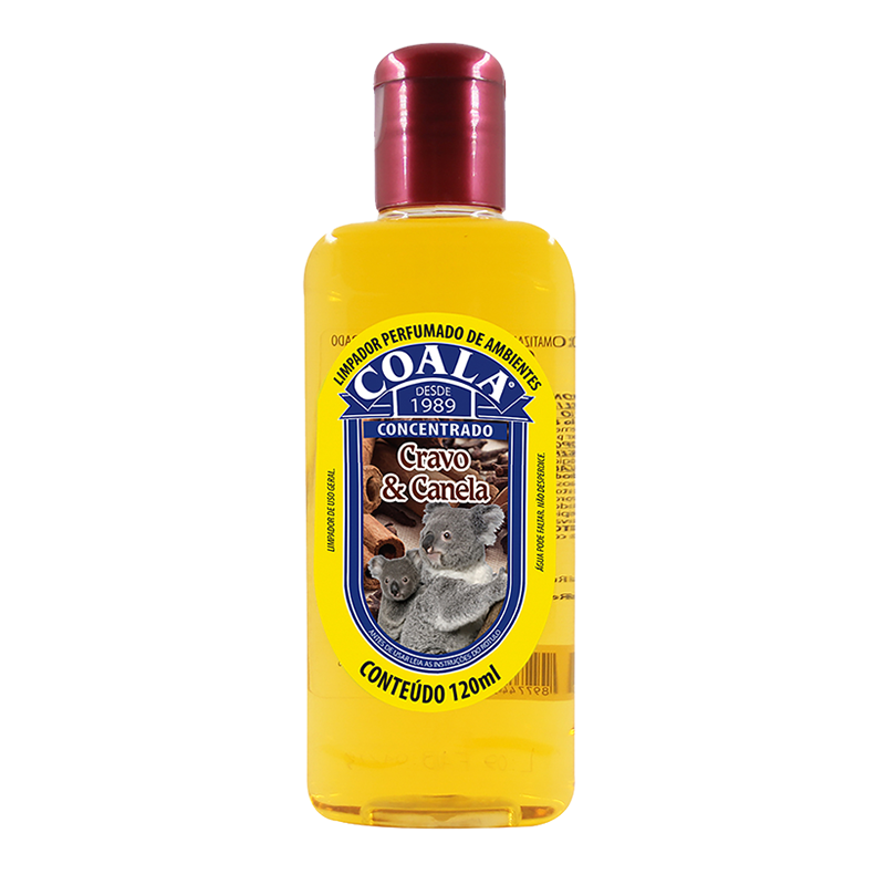 Limpador Perfumado De Ambientes Coala Cravo e Canela 120ml