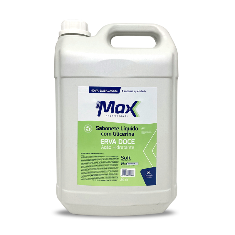 Sabonete Líquido Erva Doce 5 litros Soft Edumax