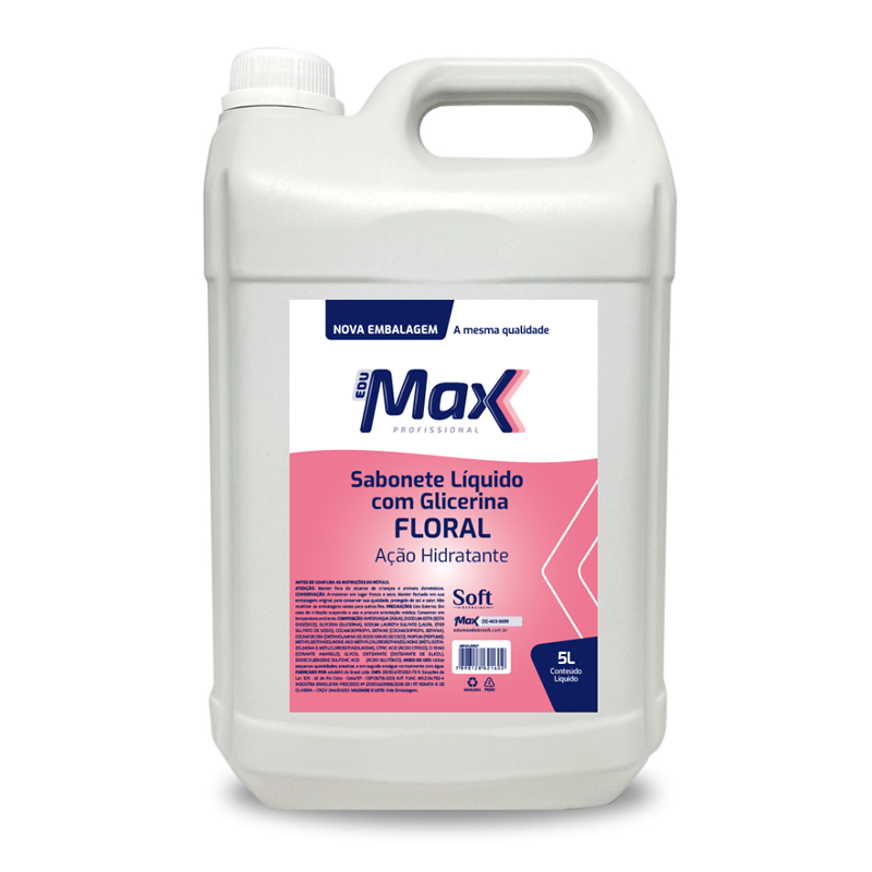 Sabonete Líquido Floral 5 litros Soft Edumax