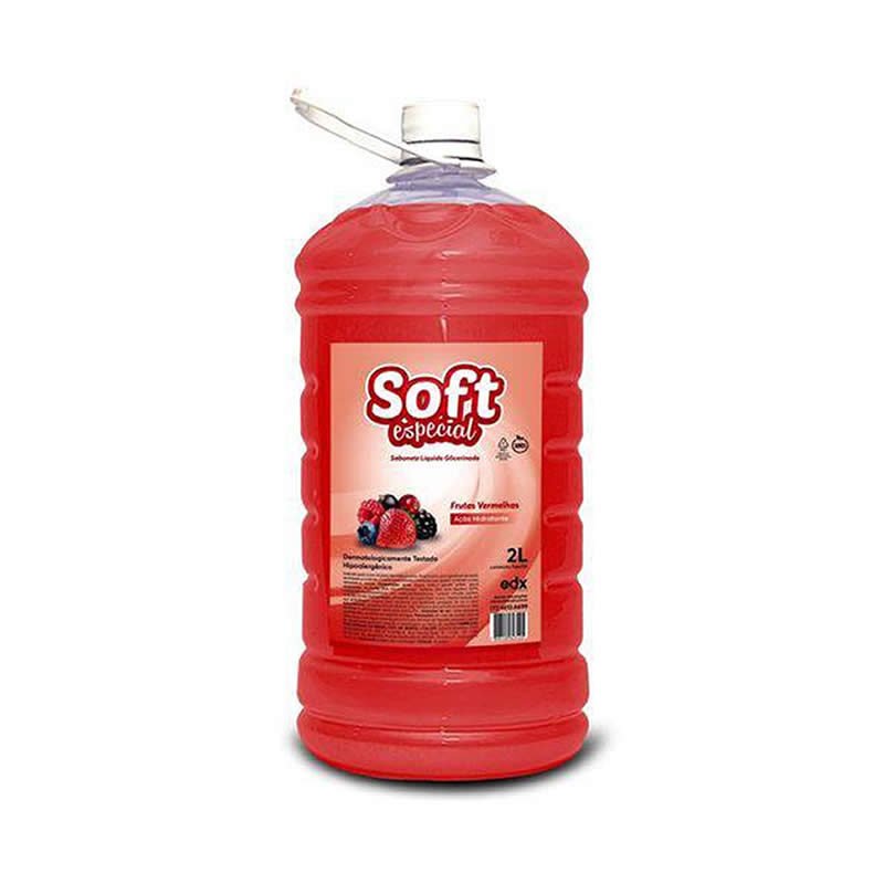Sabonete Líquido Frutas Vermelhas 2 litros Soft Especial