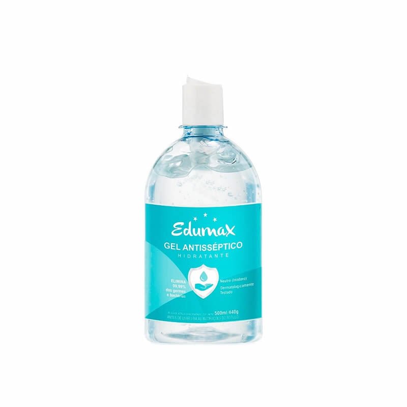 Álcool Em Gel Antisséptico 500ml Edumax