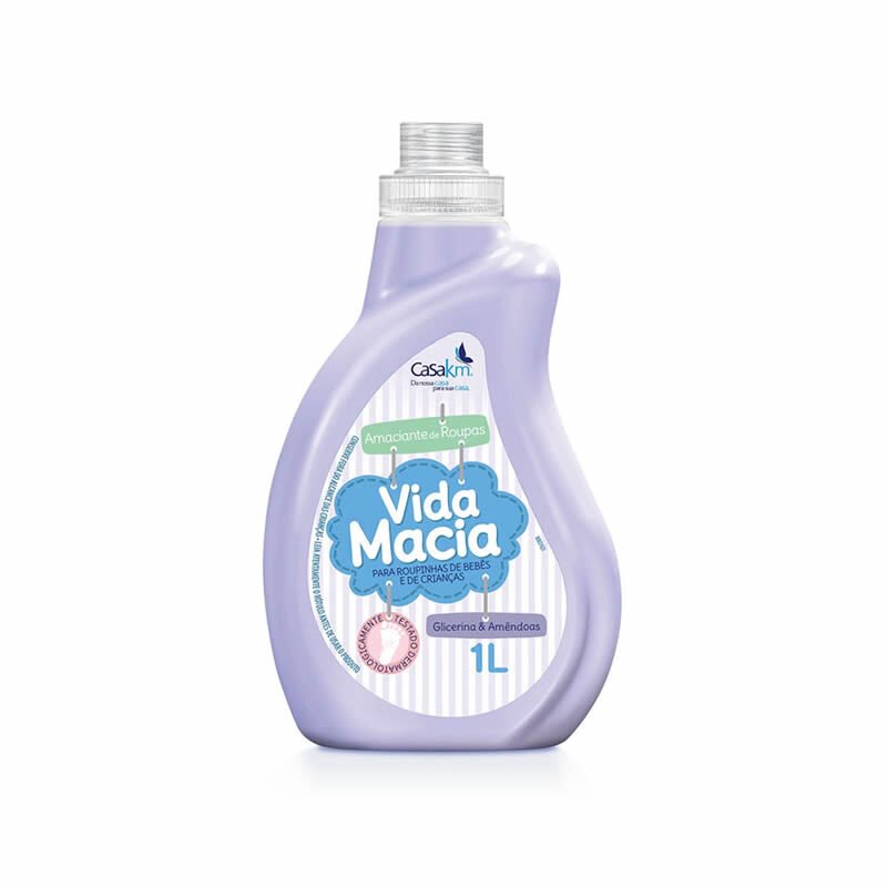 Amaciante Vida Macia Glicerina & Amêndoas 1 litro
