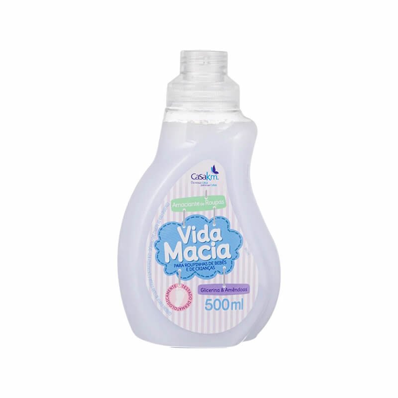 Amaciante Vida Macia Glicerina & Amêndoas 500ml