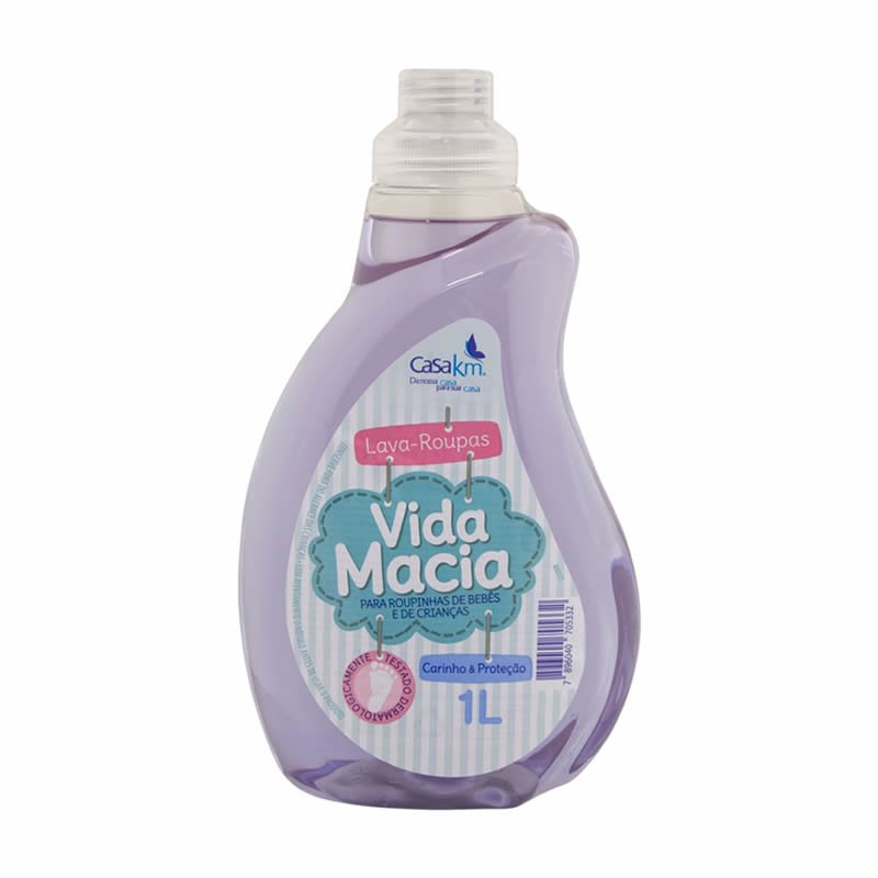 Lava Roupas Líquido Vida Macia 1 litro