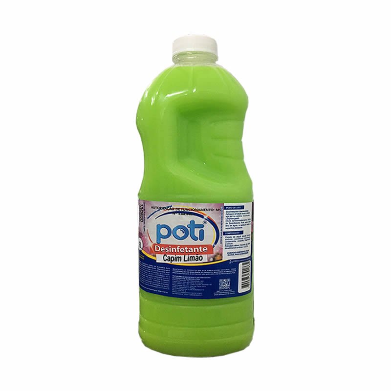 Desinfetante Capim Limão 2 litros Poti