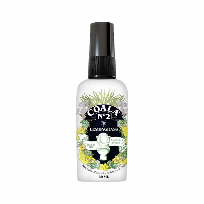Bloqueador De Odores Sanitários Lemongrass 60ml Coala