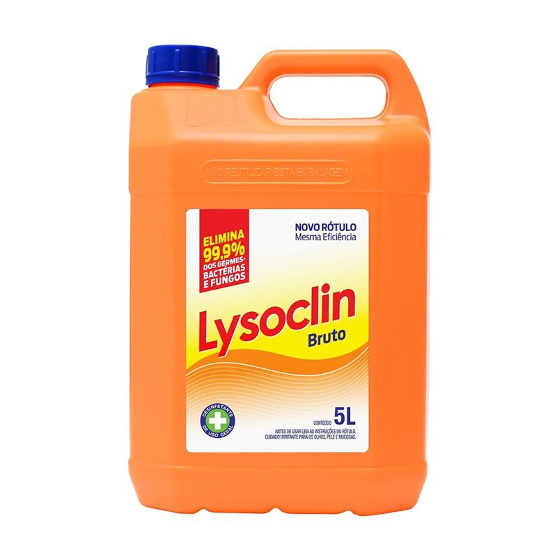 Desinfetante De Uso Geral Lysoclin Bruto 5 Litros