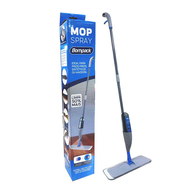 Mop Spray Microfibra Com Cabo Bompack