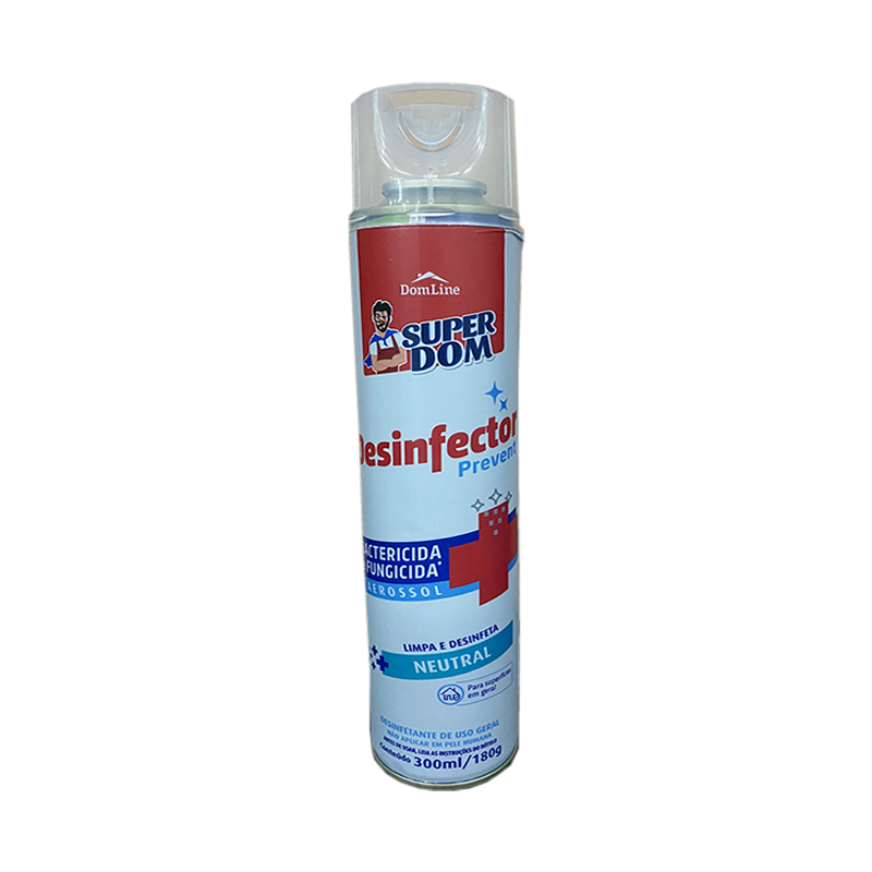 Desinfector Prevent Aerossol Desinfetante De Uso Geral Super Dom 300ml