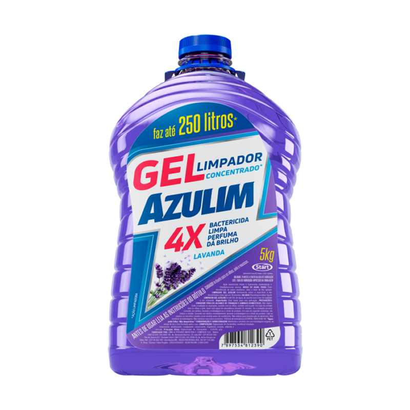 Limpador Gel Azulim Lavanda 5KG Start