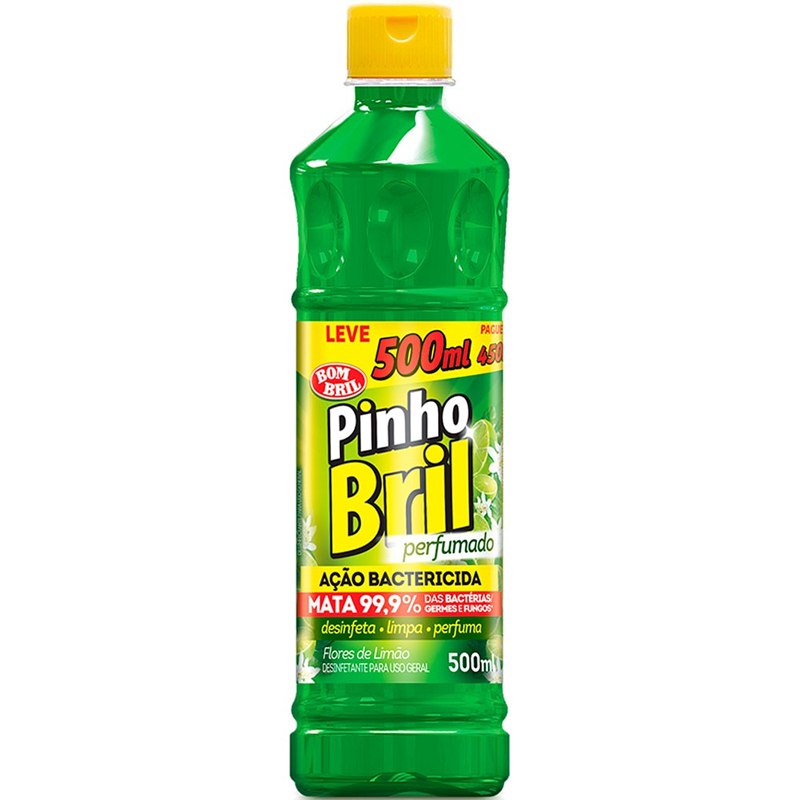 Desinfetante Pinho Bril Flores de Limão 500ml