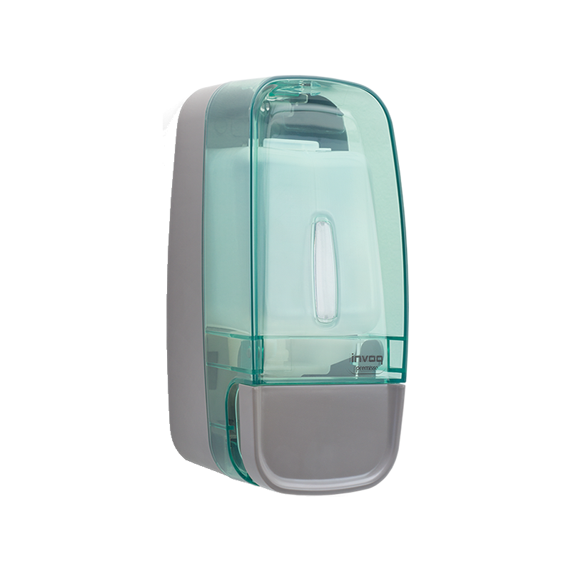 Saboneteira Líquida Compacta Verde Com Reservatório 600ml Invoq Premisse