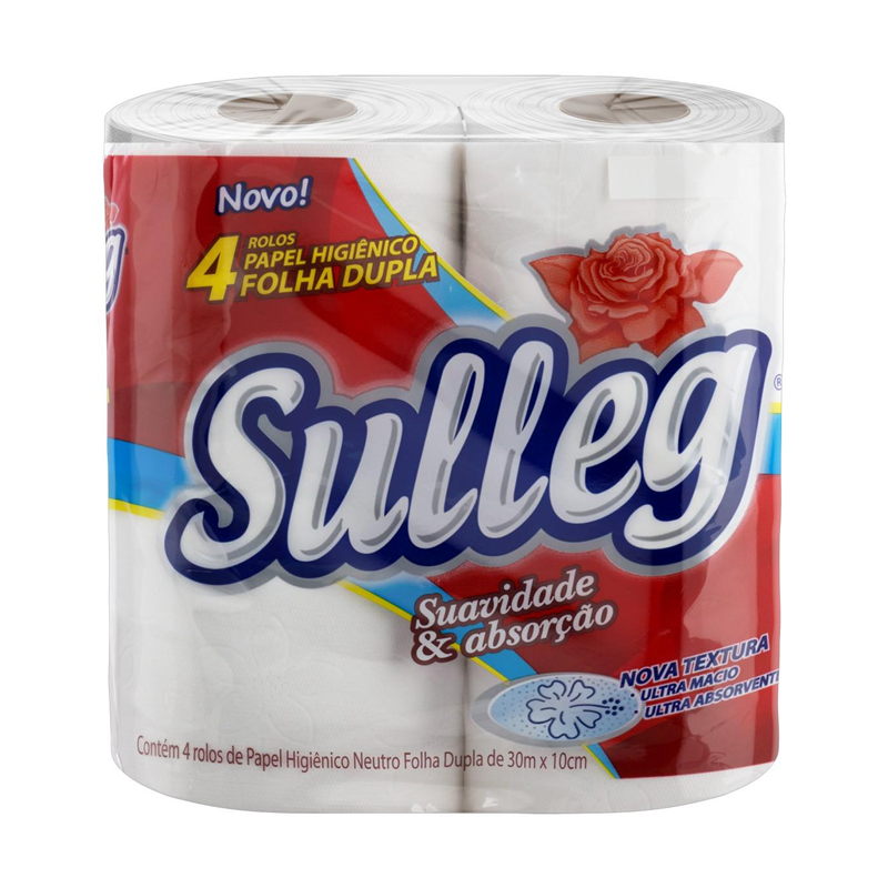 Papel Higiênico Sulleg Folha Dupla 4x30m