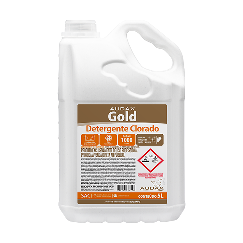 Detergente Clorado Gold 5 litros Audax