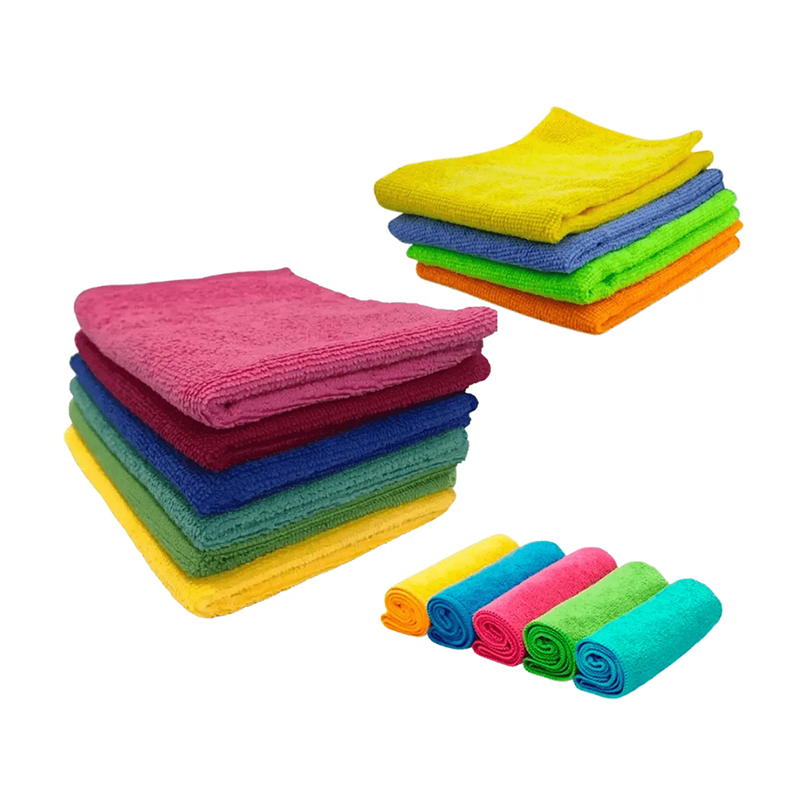 Pano de Microfibra Unid. 30x30cm Cores Variadas