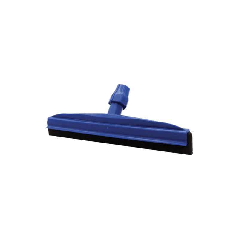 Rodo Polipropileno Profissional 45cm Azul com Borracha Preta