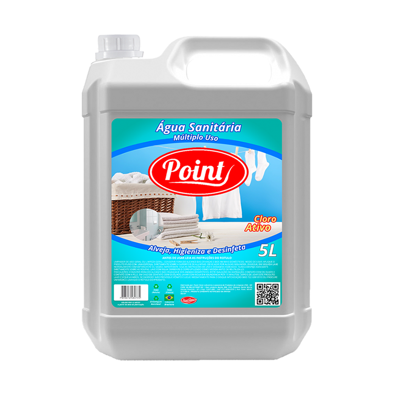 Água Sanitária 5 litros Point