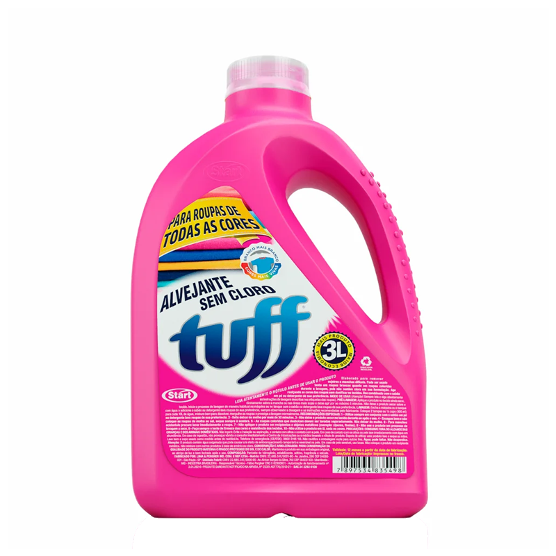 Tuff Alvejante Sem Cloro Para Roupas Coloridas 3 litros Start