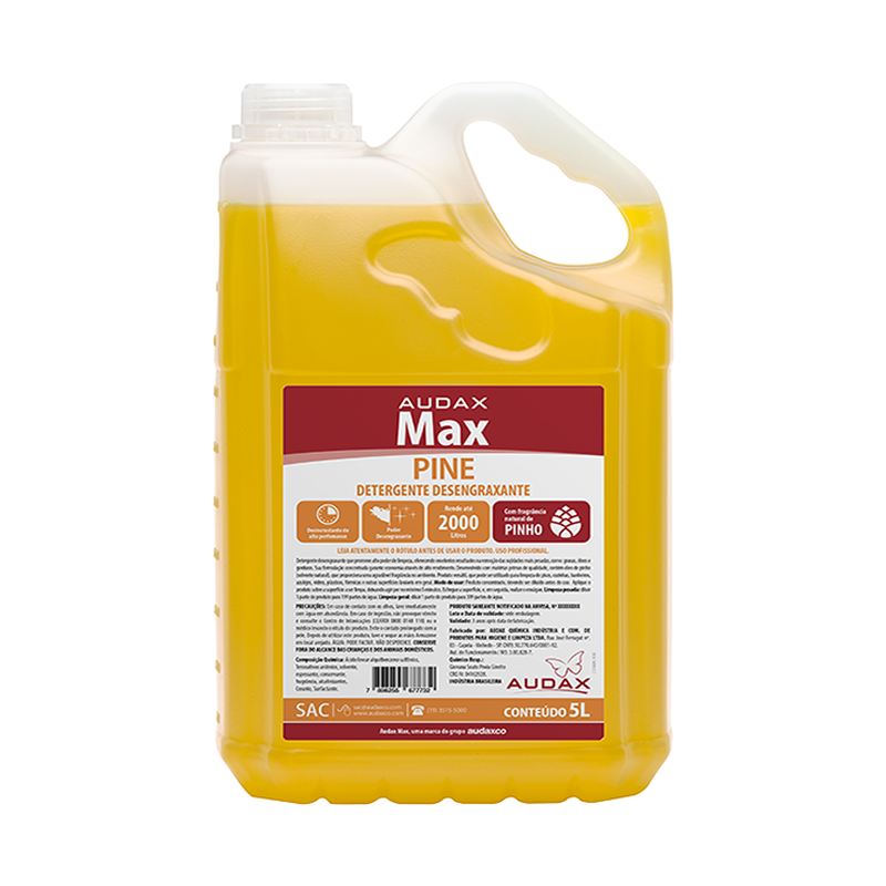 Max Pine Detergente Desengraxante 5 litros Audax