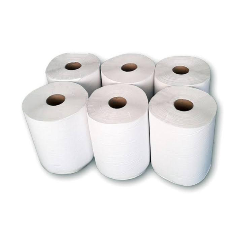 Papel Toalha em Bobina 100% Celulose 6x200m 20G Monarca