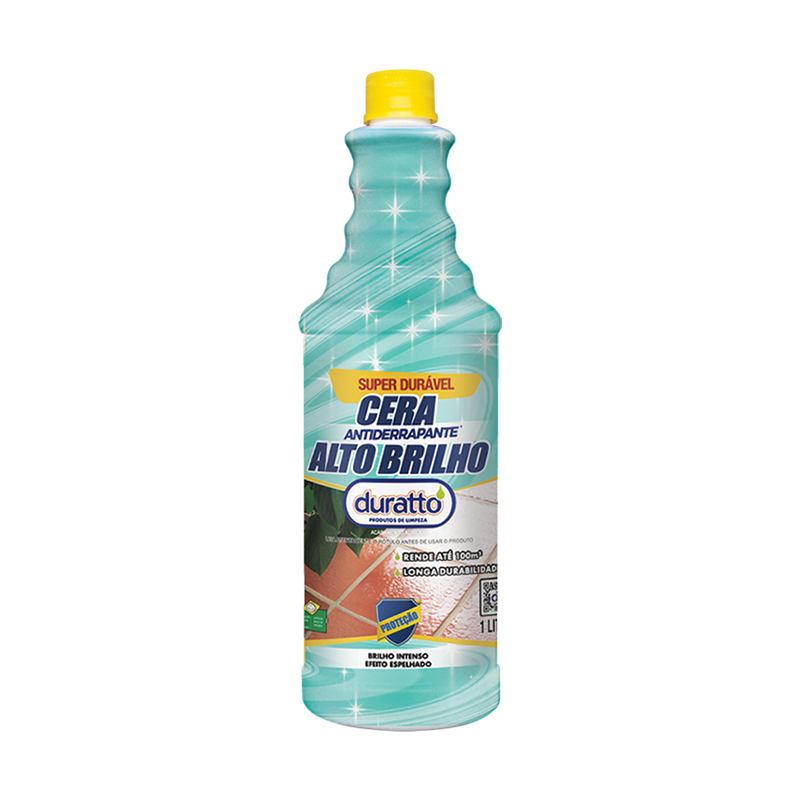 Cera Antiderrapante Alto Brilho 1 litro Duratto