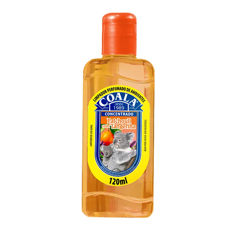 Limpador Perfumado De Ambientes Coala Patchouli com Tangerina120ml