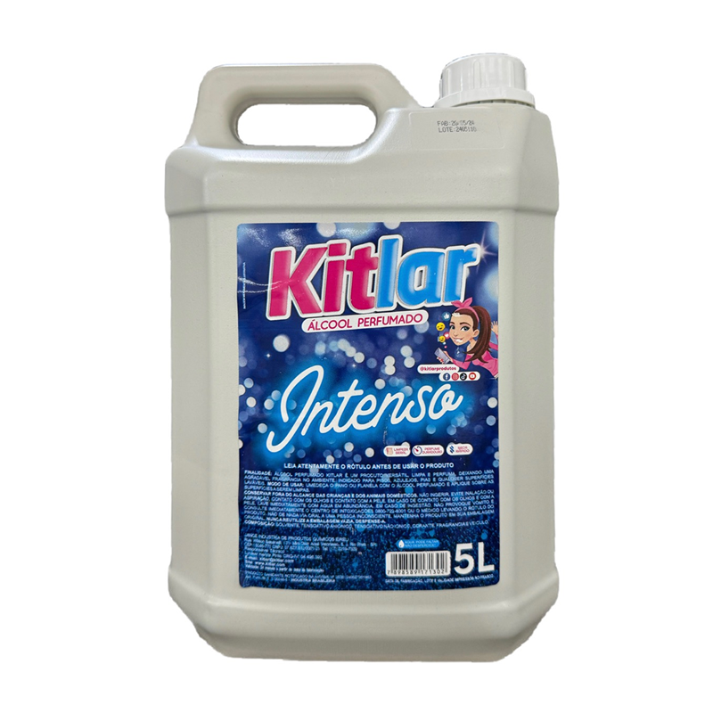 Álcool Perfumado Intenso 5 litros Kitlar