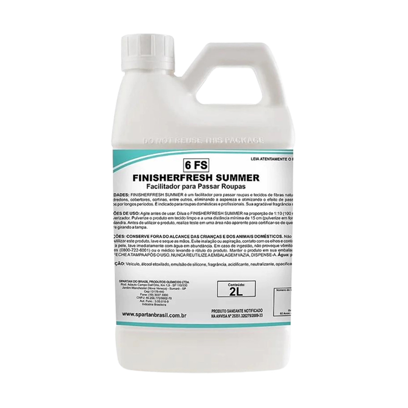 Finisherfresh Summer Facilitador Para Passadoria 2 litros Spartan