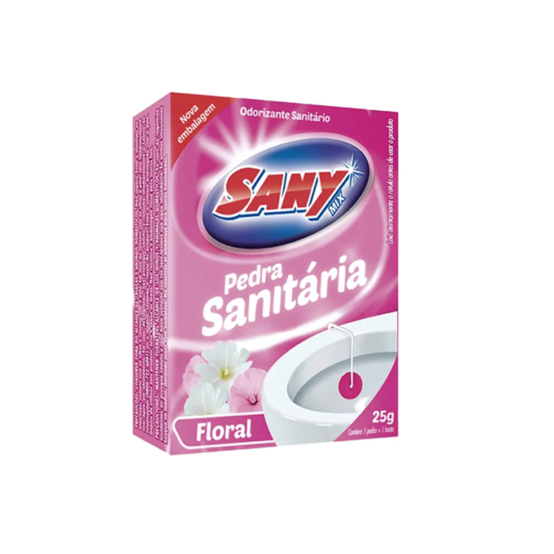 Pedra Sanitária Floral 25g Sany